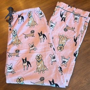 P.J. Salvage brand lounge pants with dogs. Women’s L. Only been worn a few times